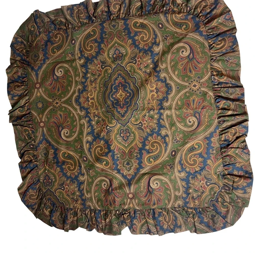 RALPH LAUREN Elizabeth Brianna Paisley European Pillow‎ Sham